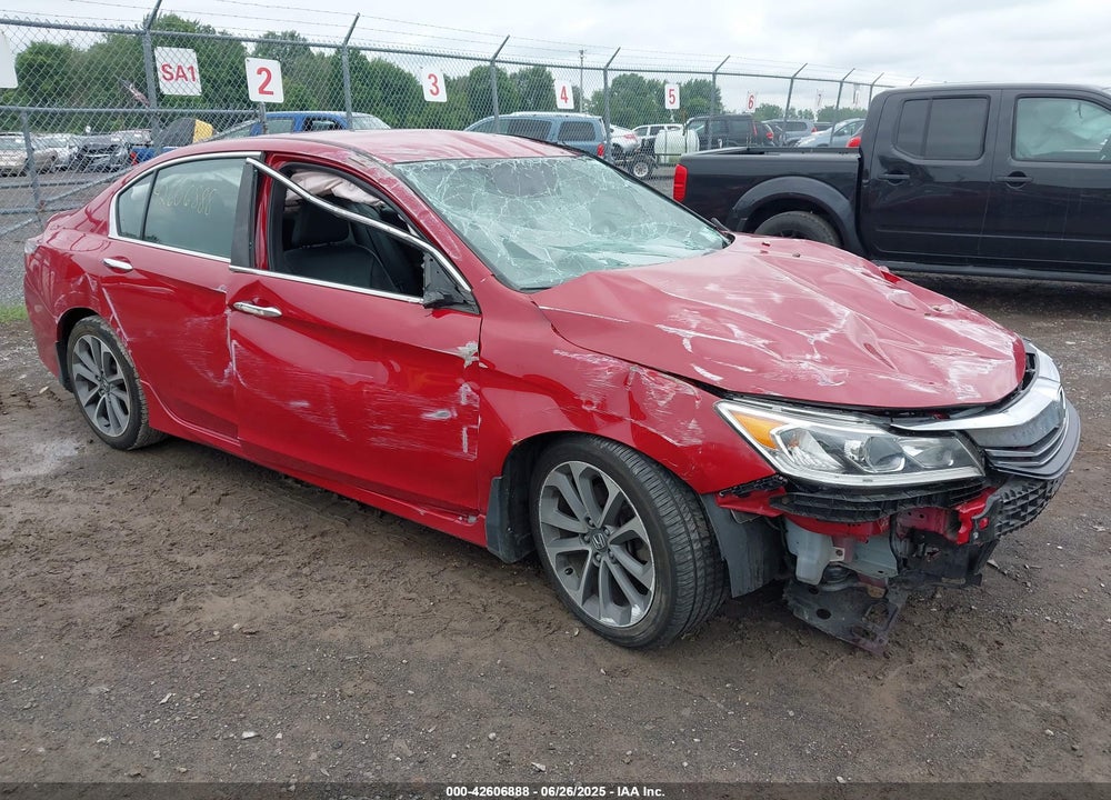 2017 HONDA ACCORD SPORT SE VIN: 1HGCR2F1XHA016471