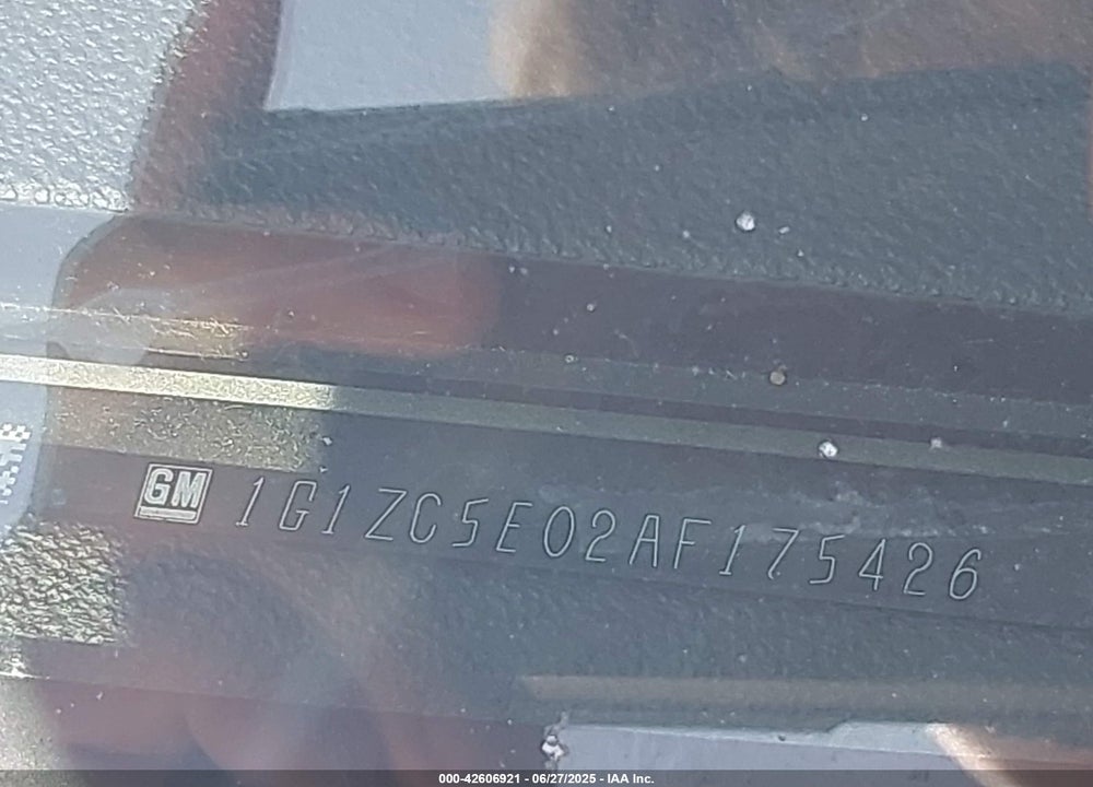2010 CHEVROLET MALIBU VIN: 1G1ZC5E02AF175426