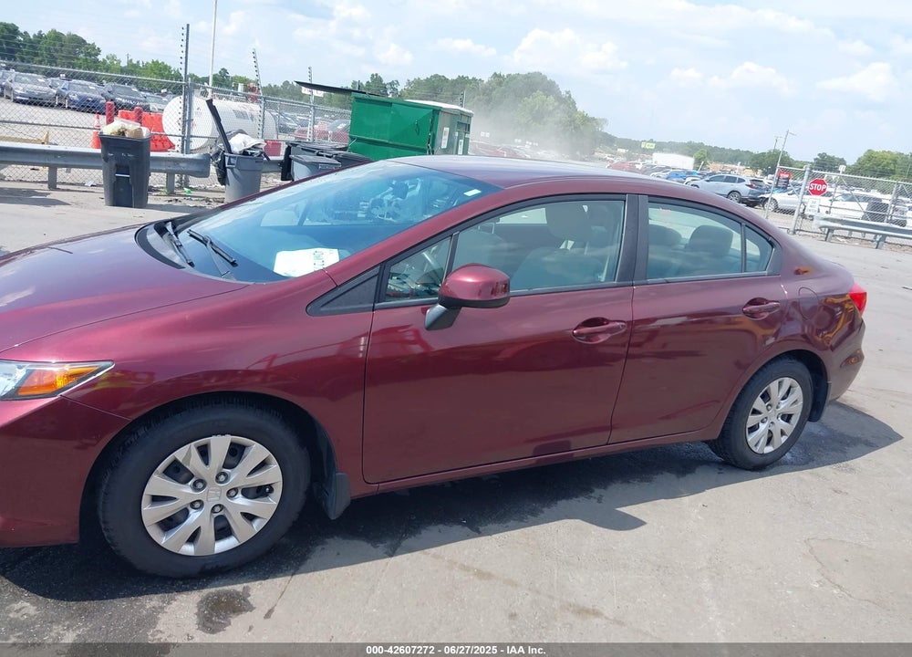 2012 HONDA CIVIC VIN: 2HGFB2F54CH579305