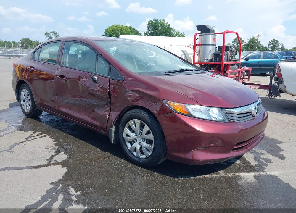 2012 HONDA CIVIC VIN: 2HGFB2F54CH579305