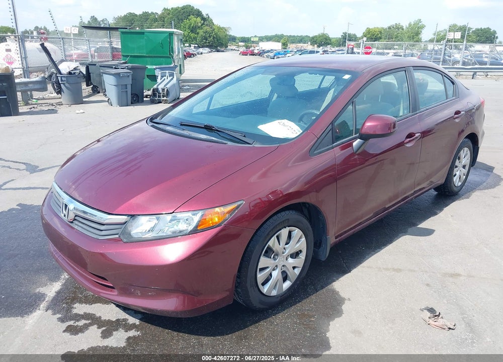 2012 HONDA CIVIC VIN: 2HGFB2F54CH579305