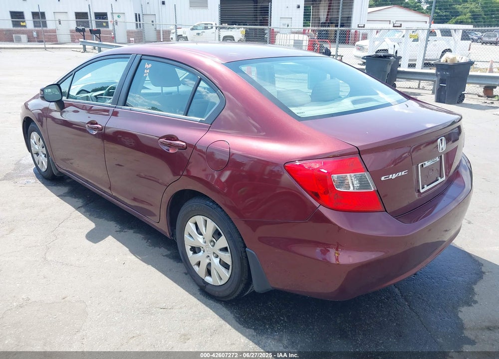 2012 HONDA CIVIC VIN: 2HGFB2F54CH579305