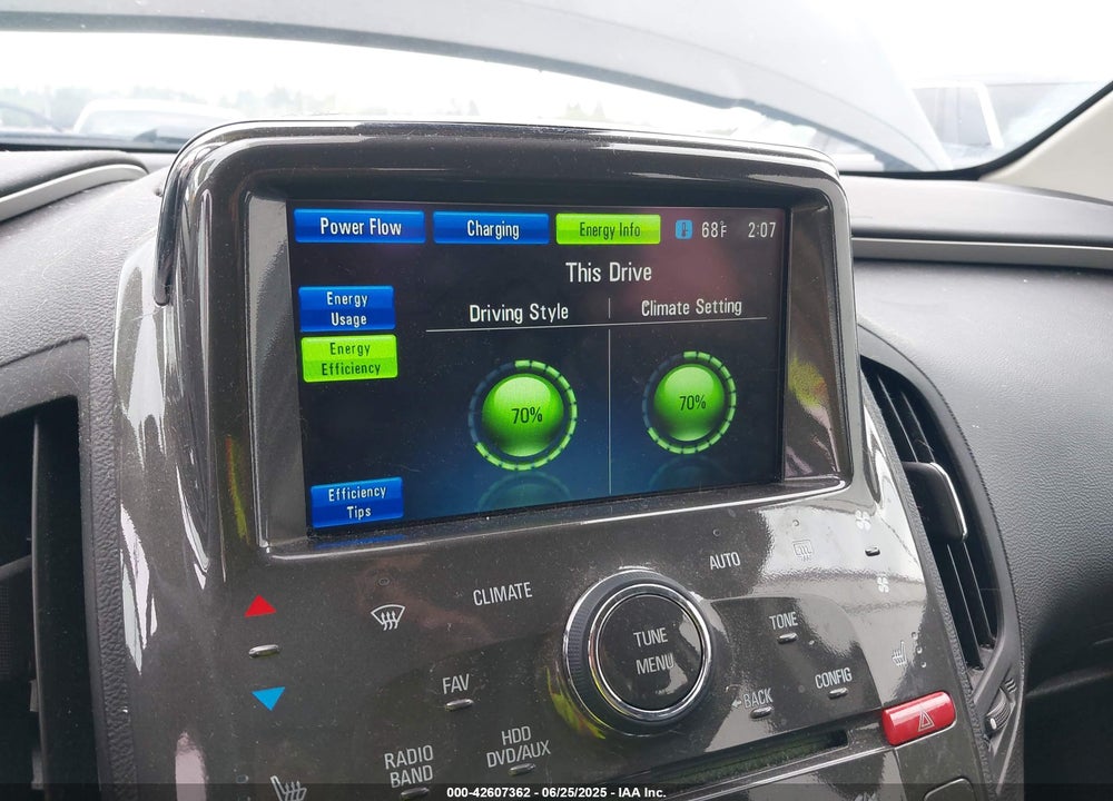 2012 CHEVROLET VOLT VIN: 1G1RD6E40CU100194