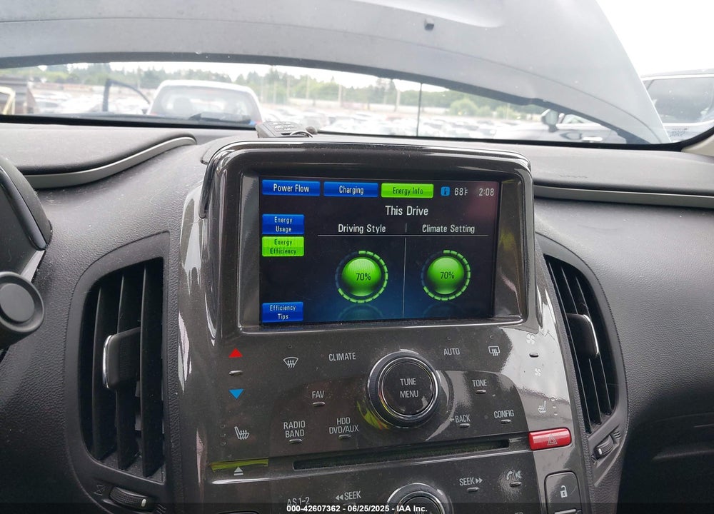 2012 CHEVROLET VOLT VIN: 1G1RD6E40CU100194