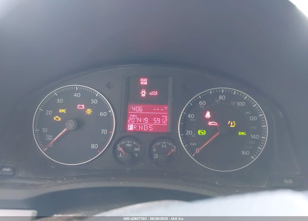 2009 VOLKSWAGEN JETTA VIN: 3VWRZ71K69M145816
