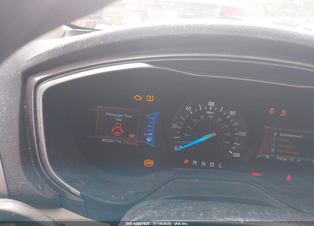 2019 FORD FUSION HYBRID VIN: 3FA6P0LU8KR243679
