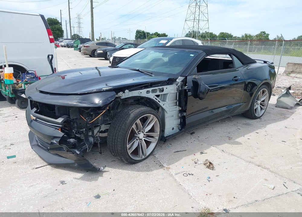 2017 CHEVROLET CAMARO VIN: 1G1FB3DS8H0174808