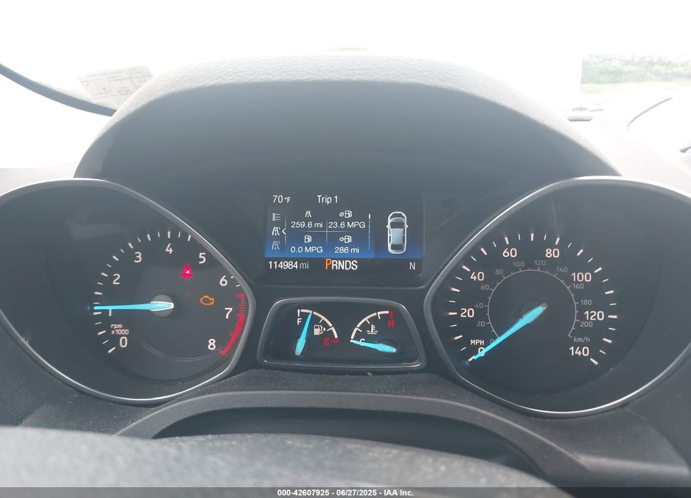 2017 FORD ESCAPE VIN: 1FMCU9G97HUE11700