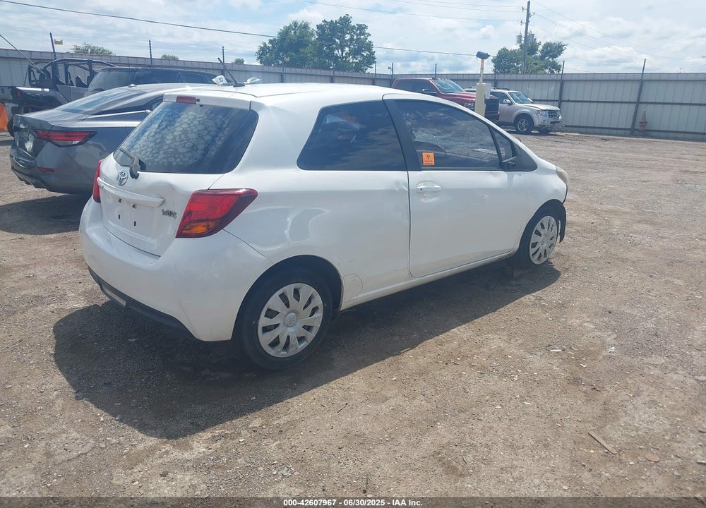 2016 TOYOTA YARIS VIN: VNKJTUD38GA058456