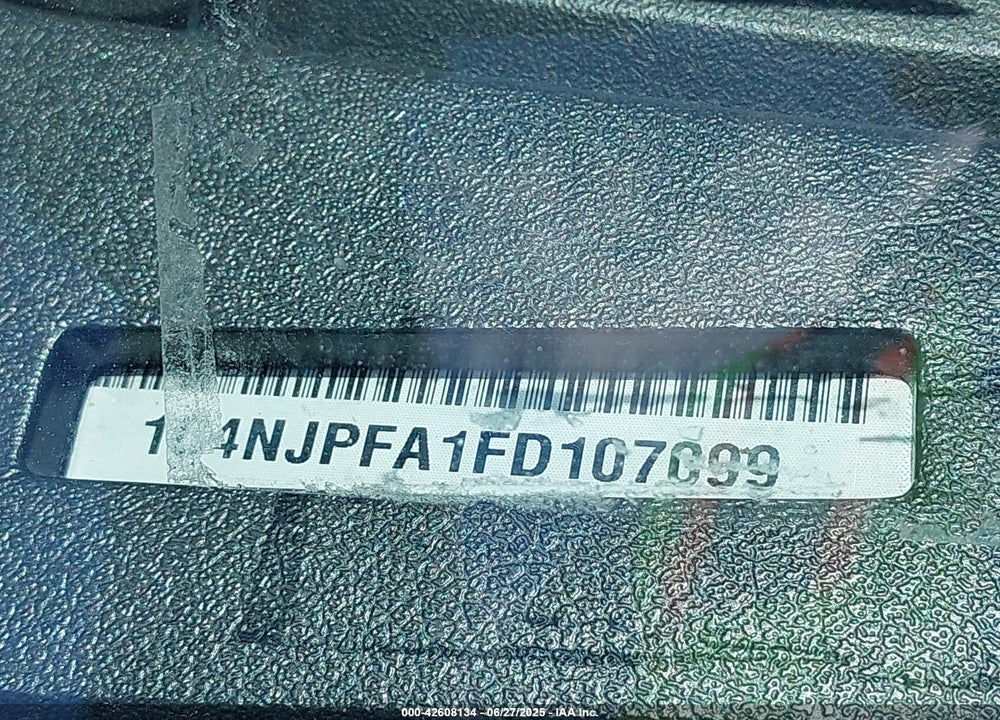 2015 JEEP PATRIOT VIN: 1C4NJPFA1FD107099