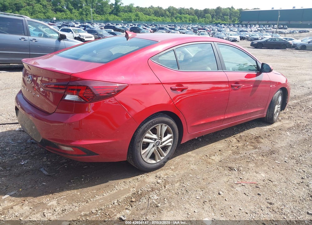 2019 HYUNDAI ELANTRA VIN: KMHD84LFXKU850100
