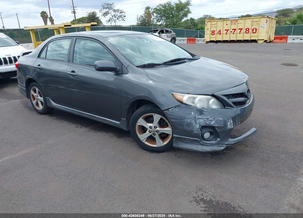 2011 TOYOTA COROLLA S VIN: 2T1BU4EE4BC705014