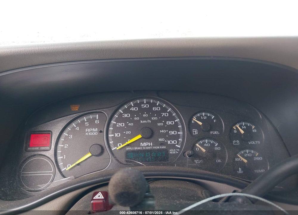 2000 CHEVROLET TAHOE ALL NEW LT VIN: 1GNEK13T4YJ132641