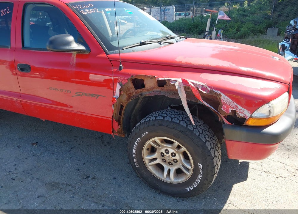 2001 DODGE DAKOTA SLT/SPORT VIN: 1B7GG2AN11S208720