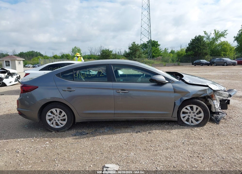 2019 HYUNDAI ELANTRA VIN: 5NPD74LF2KH435919