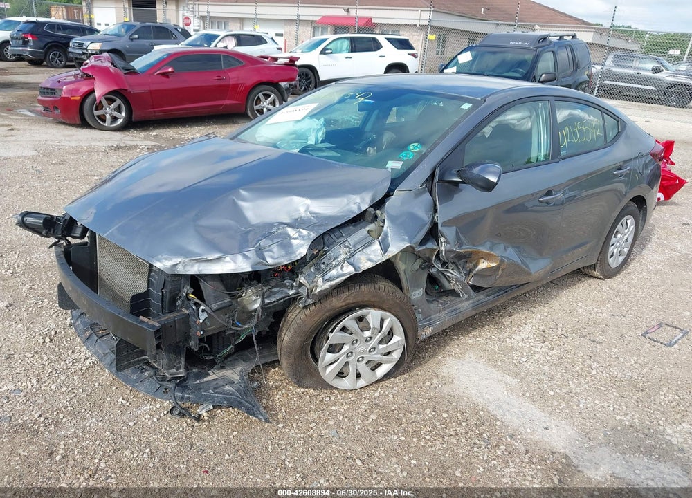 2019 HYUNDAI ELANTRA VIN: 5NPD74LF2KH435919