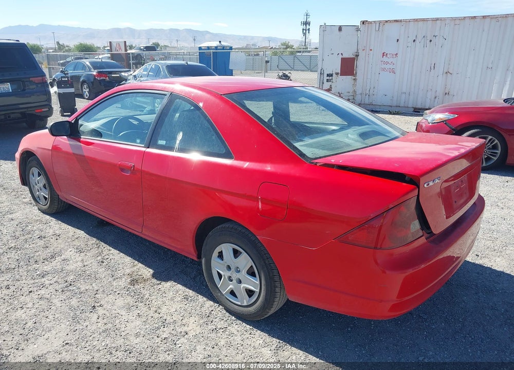 2003 HONDA CIVIC LX VIN: 1HGEM22573L059100