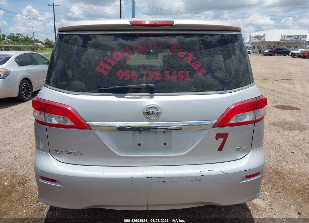 2015 NISSAN QUEST PLATINUM/S/SL/SV VIN: JN8AE2KP4F9128892