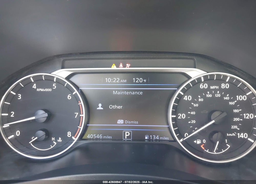 2022 NISSAN ALTIMA SV INTELLIGENT AWD VIN: 1N4BL4DW9NN384740
