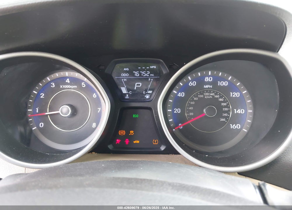 2013 HYUNDAI ELANTRA VIN: KMHDH4AE0DU666782