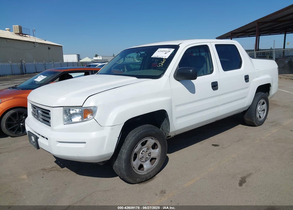 2007 HONDA RIDGELINE RT VIN: 2HJYK16257H500605