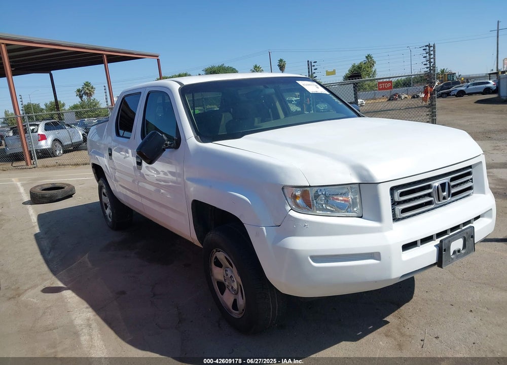 2007 HONDA RIDGELINE RT VIN: 2HJYK16257H500605