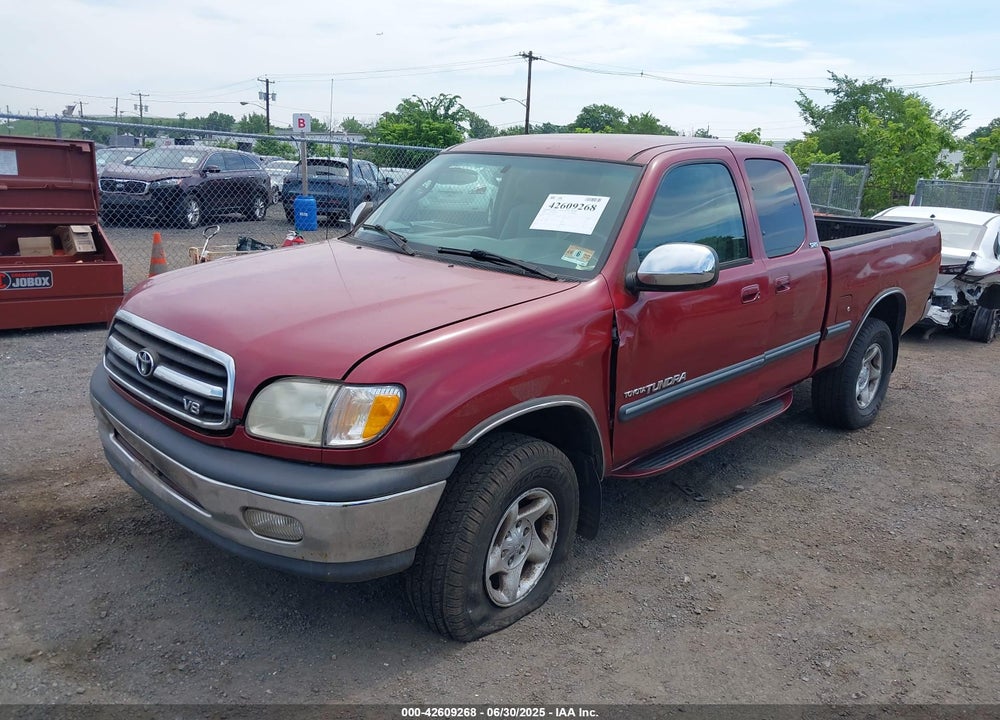 2000 TOYOTA TUNDRA SR5 V8 VIN: 5TBBT4414YS020327