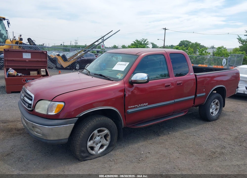 2000 TOYOTA TUNDRA SR5 V8 VIN: 5TBBT4414YS020327