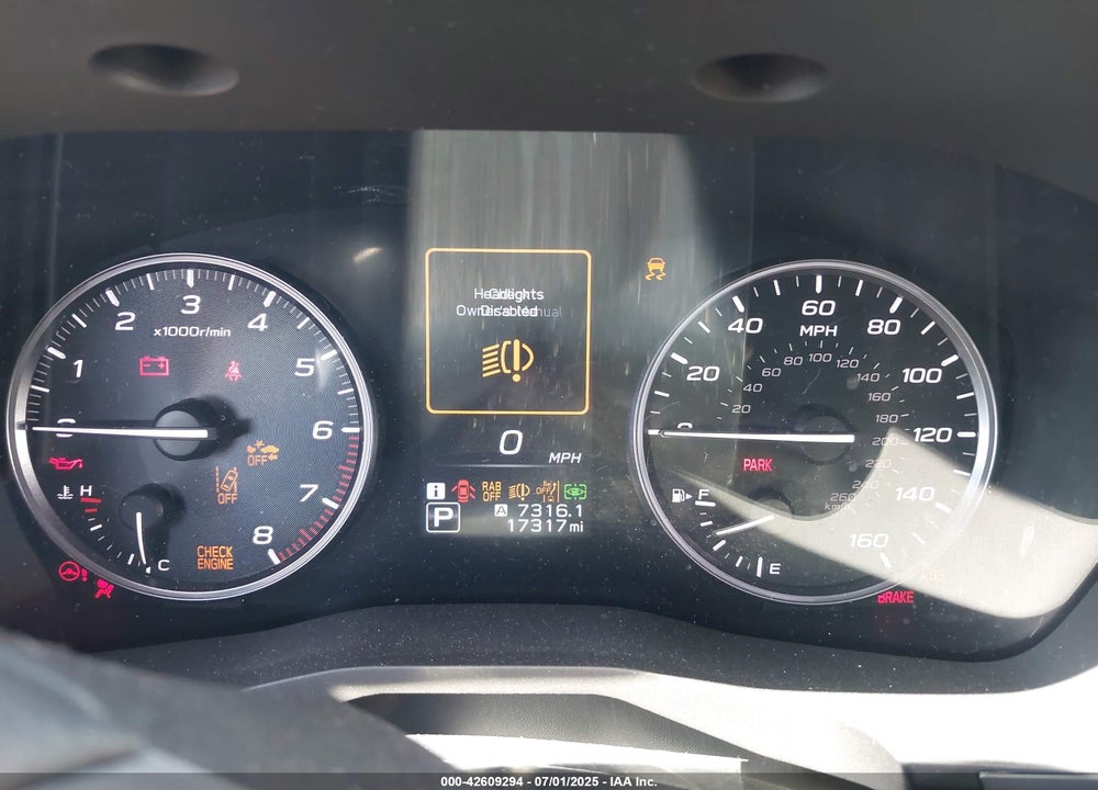 2023 SUBARU ASCENT VIN: 4S4WMAUDXP3461566