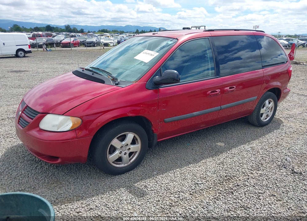 2007 DODGE CARAVAN SXT VIN: 1D4GP45R17B200878