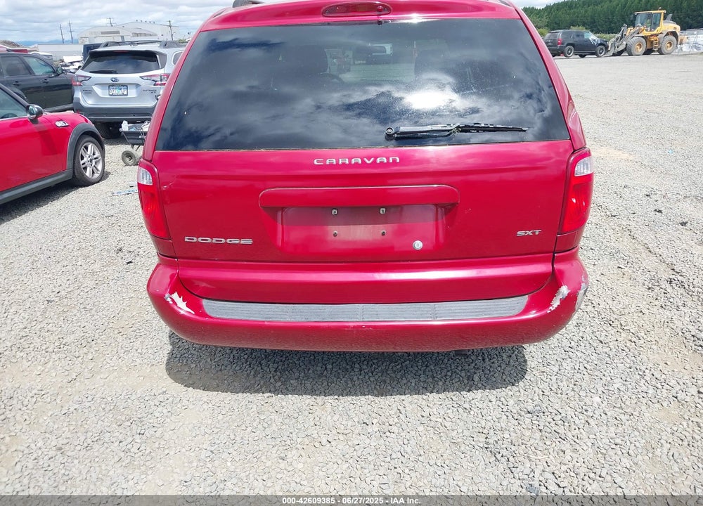 2007 DODGE CARAVAN SXT VIN: 1D4GP45R17B200878