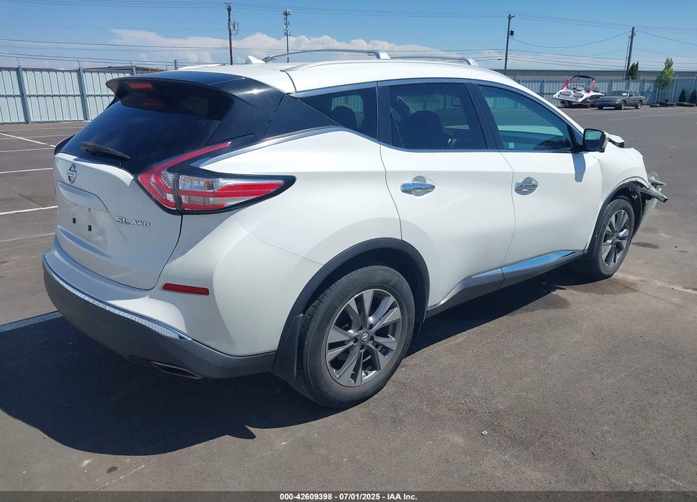 2016 NISSAN MURANO VIN: 5N1AZ2MHXGN139437