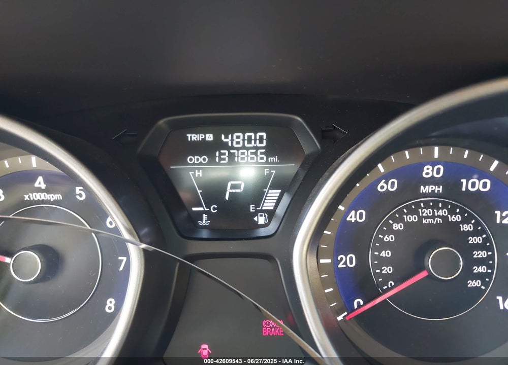 2013 HYUNDAI ELANTRA VIN: 5NPDH4AE6DH272573