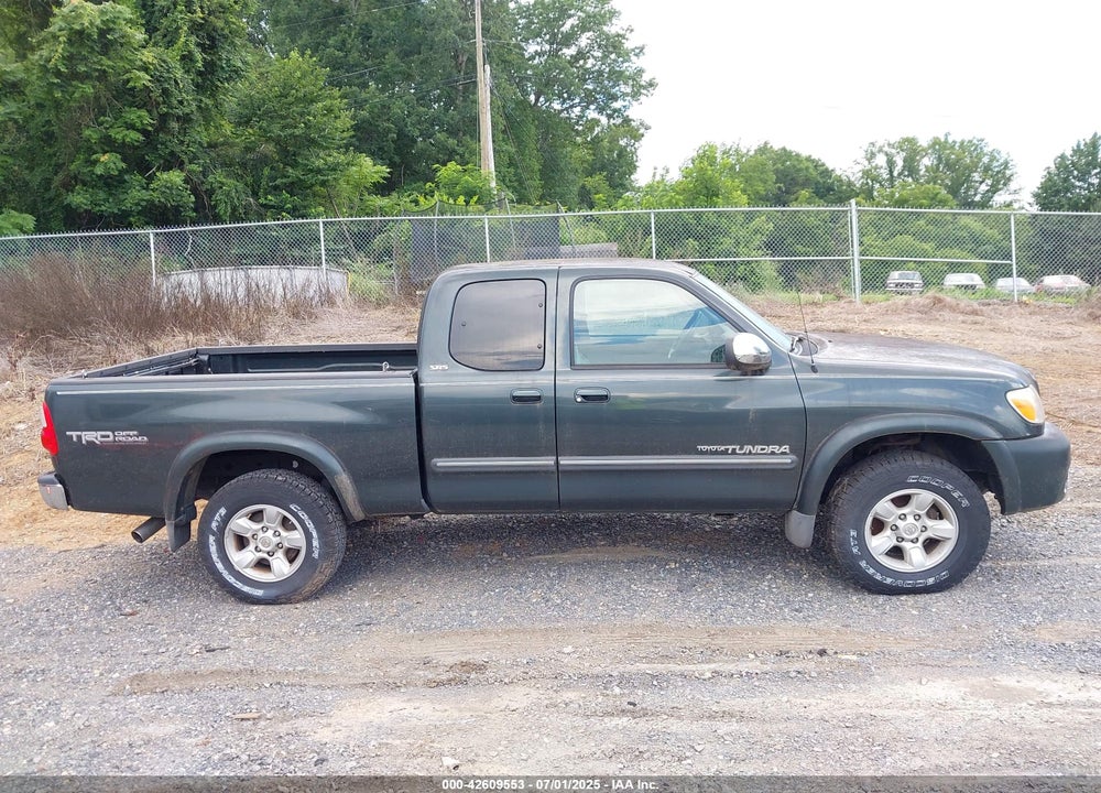 2005 TOYOTA TUNDRA SR5 V8 VIN: 5TBBT44145S470488