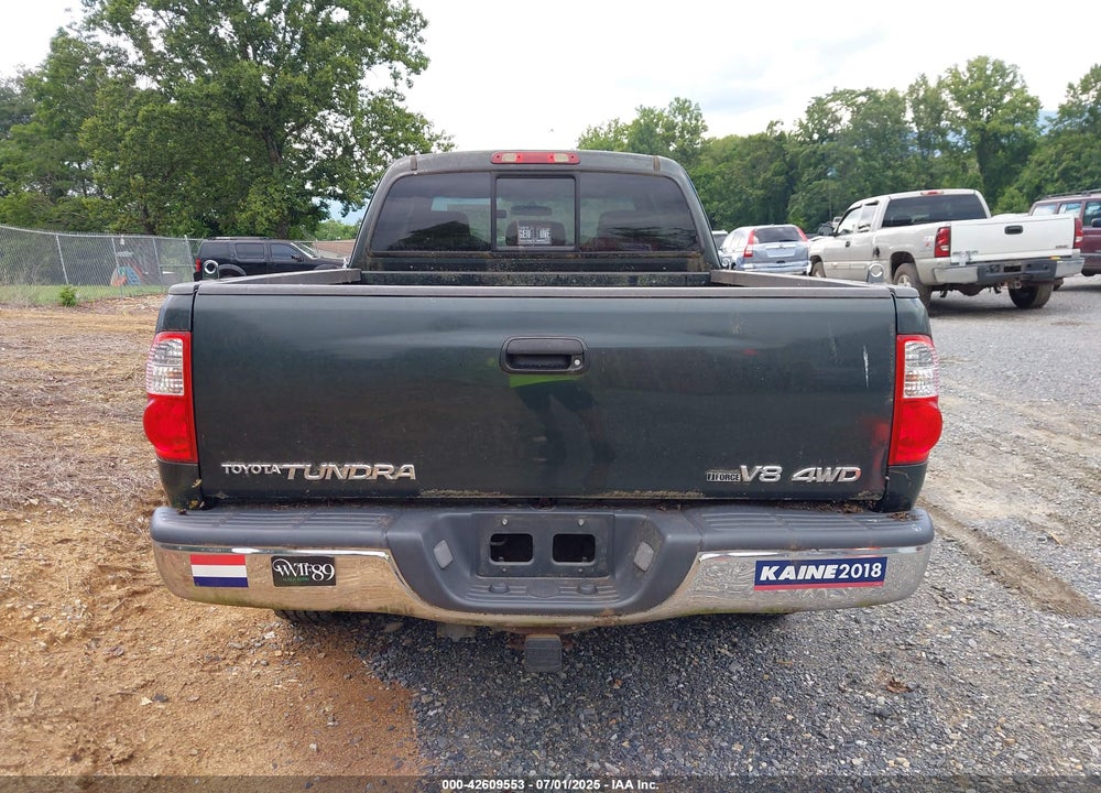 2005 TOYOTA TUNDRA SR5 V8 VIN: 5TBBT44145S470488
