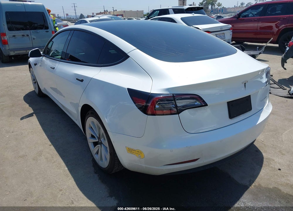 2021 TESLA MODEL 3 VIN: 5YJ3E1EB3MF064863