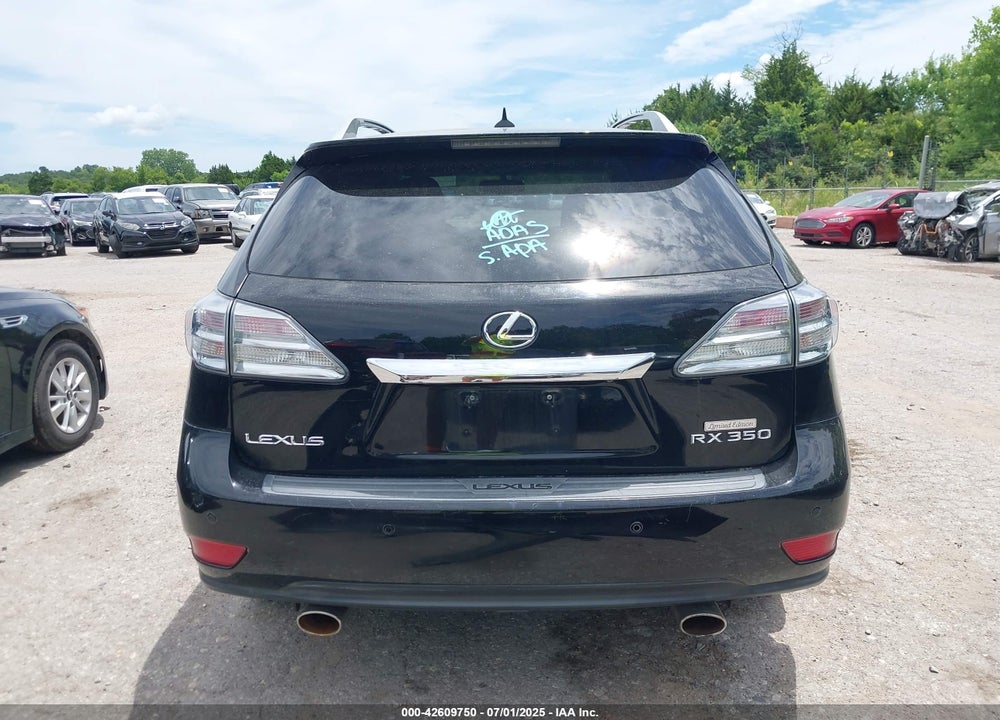 2010 LEXUS RX350 VIN: 2T2ZK1BA3AC027127