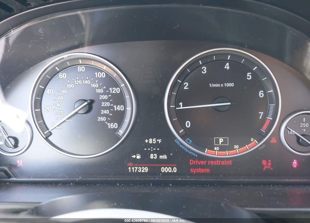 2012 BMW 5 SERIES VIN: WBAXG5C59CDW92199
