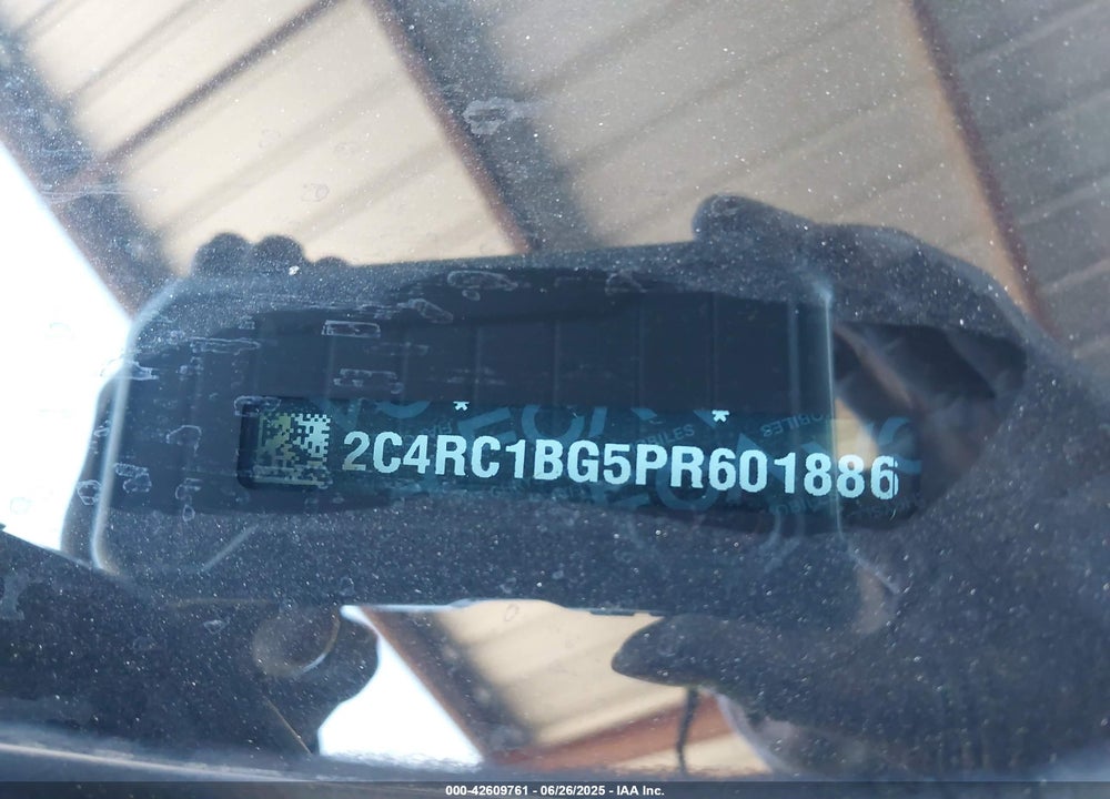 2023 CHRYSLER PACIFICA TOURING L VIN: 2C4RC1BG5PR601886
