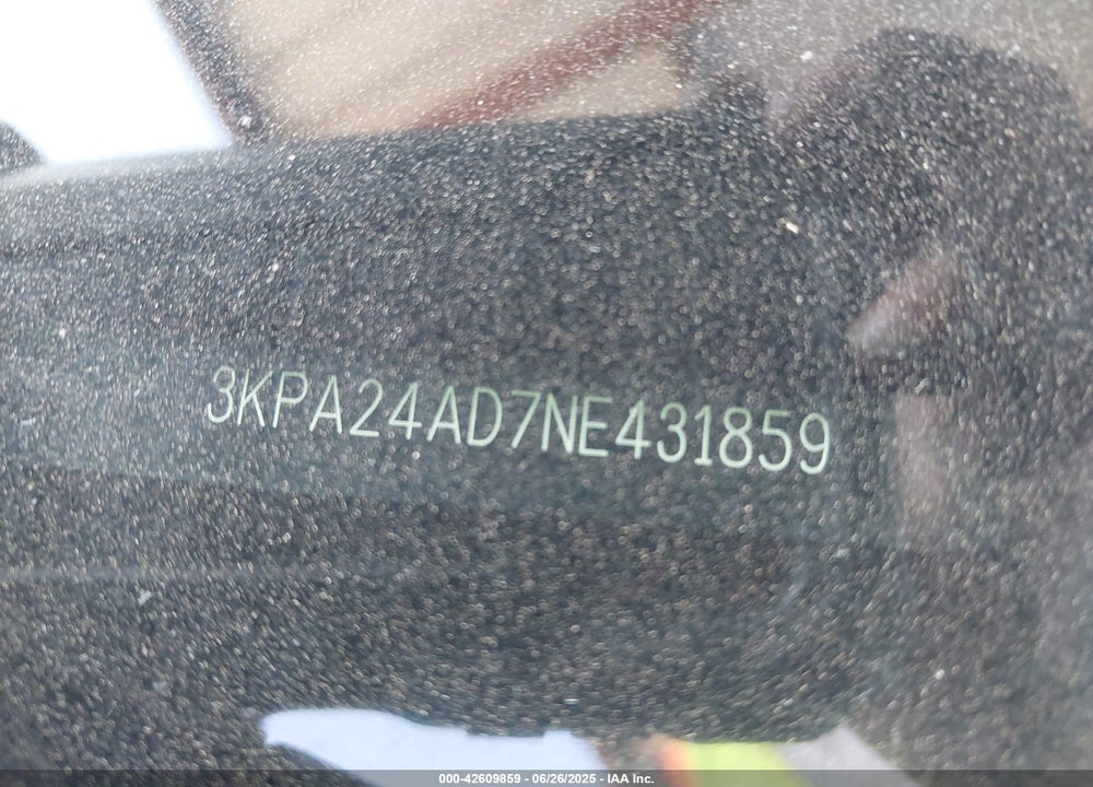 2022 KIA RIO VIN: 3KPA24AD7NE431859