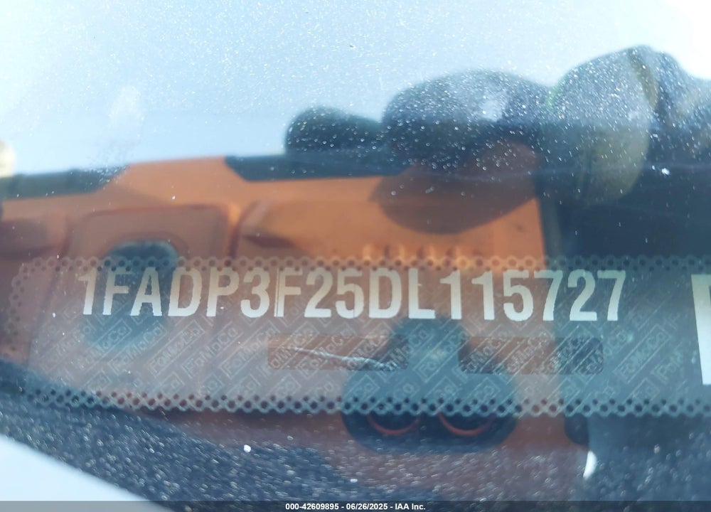 2013 FORD FOCUS VIN: 1FADP3F25DL115727