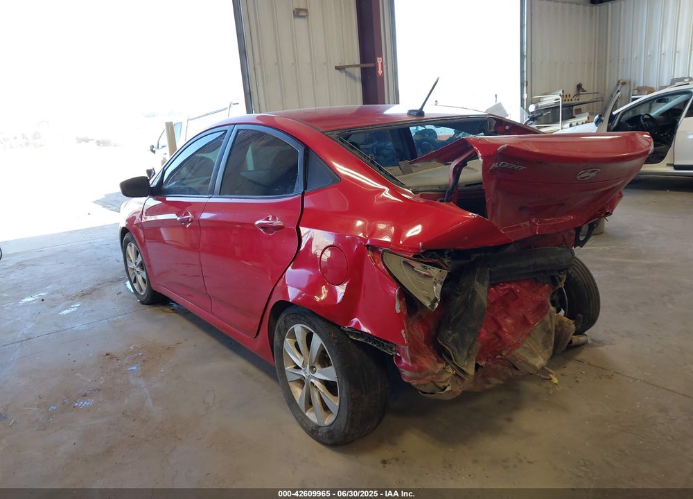 2013 HYUNDAI ACCENT VIN: KMHCU4AE6DU583221