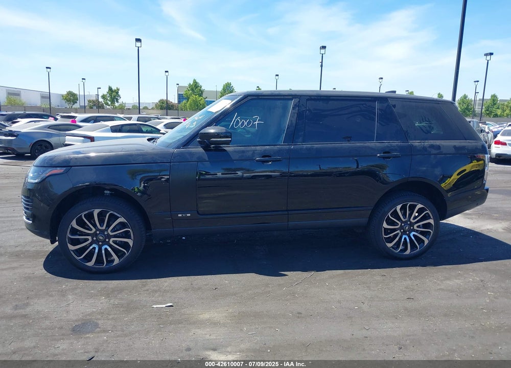 2019 LAND ROVER RANGE ROVER 5.0L V8 SUPERCHARGED VIN: SALGS5REXKA539493