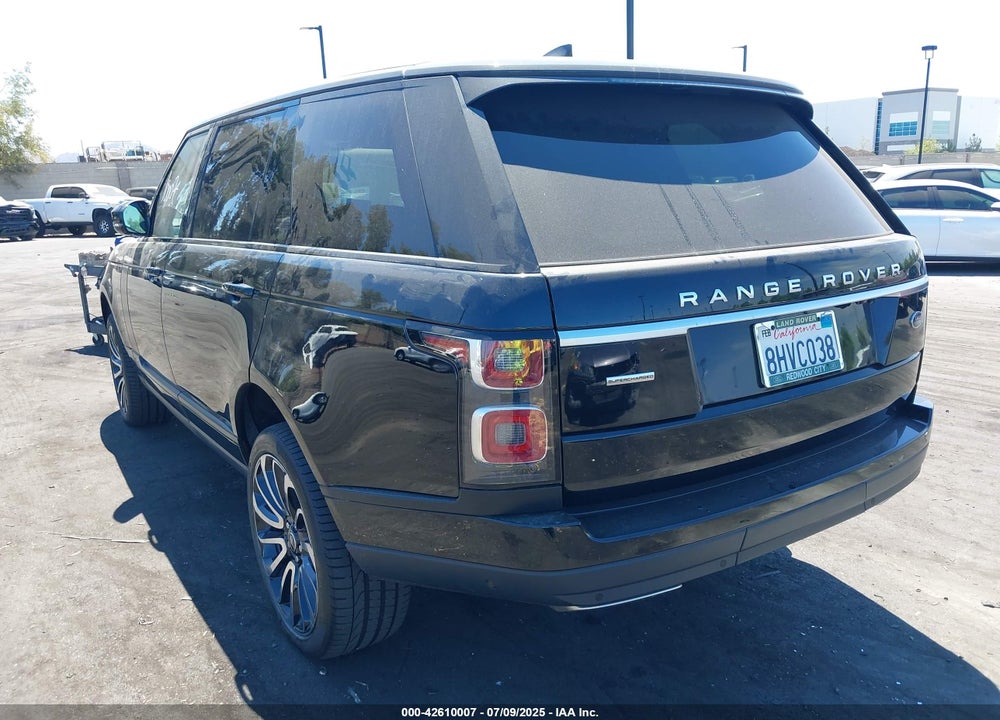 2019 LAND ROVER RANGE ROVER 5.0L V8 SUPERCHARGED VIN: SALGS5REXKA539493