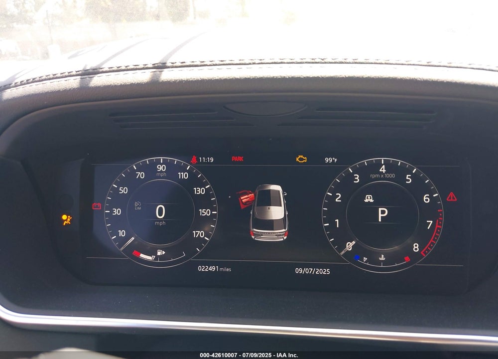 2019 LAND ROVER RANGE ROVER 5.0L V8 SUPERCHARGED VIN: SALGS5REXKA539493