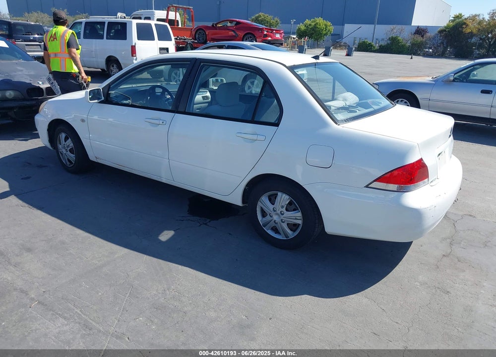 2005 MITSUBISHI LANCER ES VIN: JA3AJ26E25U026999