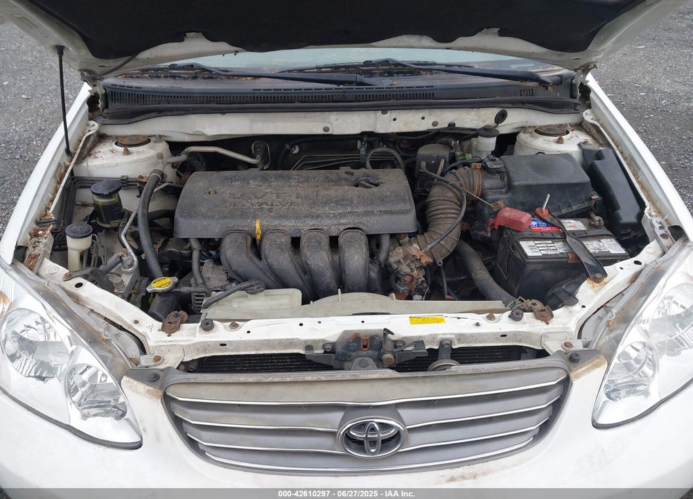 2004 TOYOTA COROLLA LE VIN: JTDBR38E842048307