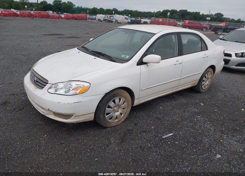 2004 TOYOTA COROLLA LE VIN: JTDBR38E842048307