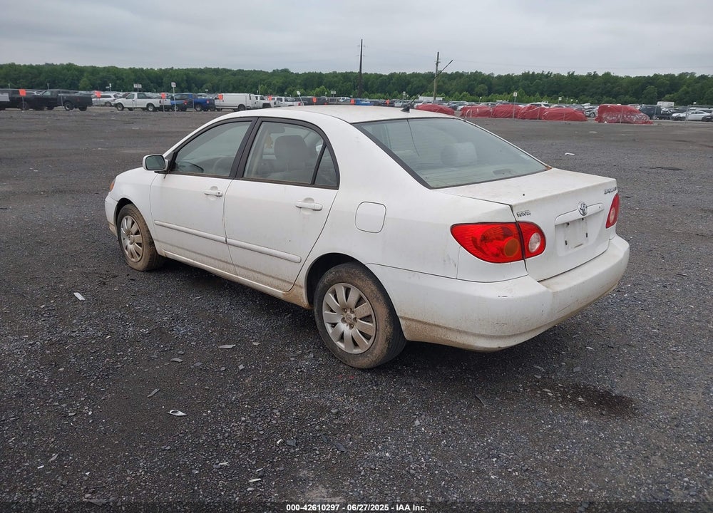 2004 TOYOTA COROLLA LE VIN: JTDBR38E842048307