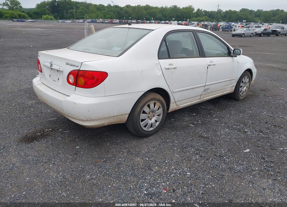 2004 TOYOTA COROLLA LE VIN: JTDBR38E842048307
